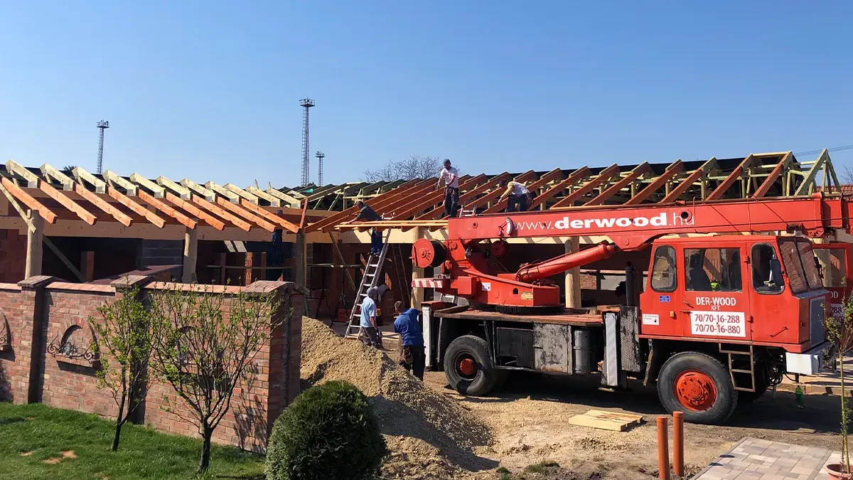 Der-Wood Szeglemezes Tető Kivitelezés Referencia